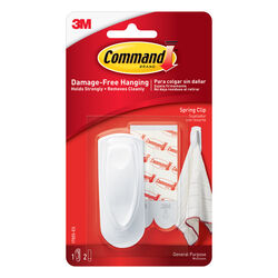 3M Command Medium Plastic Clip 3 in. L 1 pk