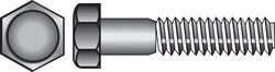 Hillman 1/2 in. D X 8 in. L Zinc Plated Steel Hex Bolt 25 pk