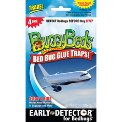 Buggy Beds Travel Glue Trap 4 pk