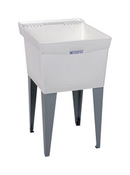 Utilatub 20 in. W X 24 in. D Single Polypropylene Laundry Tub