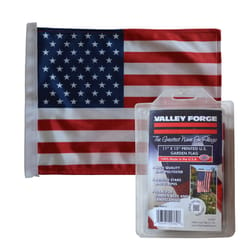 Valley Forge American Garden Flag 12 in. H X 18 in. W