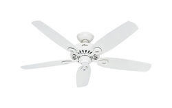 Hunter Fan Builder Elite 52 in. Snow White Indoor Ceiling Fan