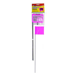 C.H. Hanson 15 in. Pink Marking Flags Polyvinyl 10 pk