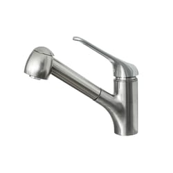 Franke Valais One Handle Satin Nickel Pull Out Kitchen Faucet
