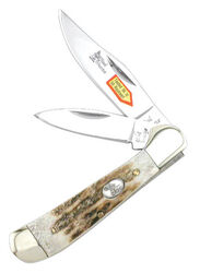 Frost Cutlery Copperhead Brown Stainless Steel 6 in. Pocket Knife