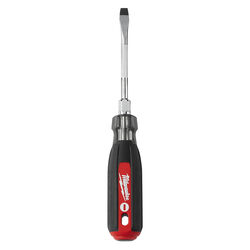 Milwaukee 1/4 in. S X 4 in. L Slotted Cushion Grip Screwdriver 1 pc