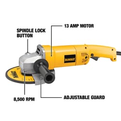 DeWalt Corded 13 amps 7 in. Angle Grinder Bare Tool 8500 rpm