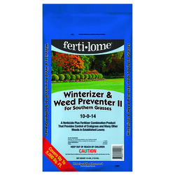 Ferti-Lome 10-0-14 Weed Preventer Winterizer For Southern Grasses 4500 sq ft 16 cu in