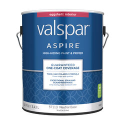 Valspar Aspire Eggshell Tintable Neutral Base Paint and Primer Interior 1 gal