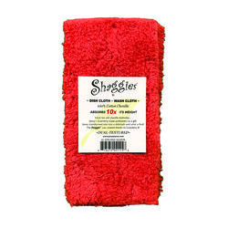Janey Lynn's Designs Shaggies King Salmon Cotton Solid Dish Cloth 2 pk