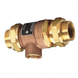 Watts 1/2 in. D X 1/2 D Brass Double Check Valve