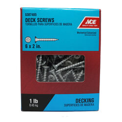 Ace No. 6 S X 2 in. L Phillips Bugle Head Deck Screws 1 lb