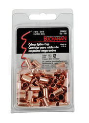 Buchanan Insulated Wire Splice Caps Copper 100 pk