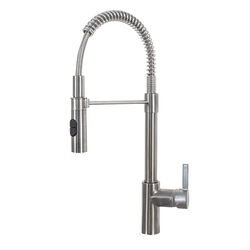 Franke Fuji One Handle Satin Nickel Pulldown Kitchen Faucet