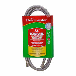 Fluidmaster 1/4 in. Compression T X 1/4 in. D Compression 72 in. Stainless Steel Supply Line