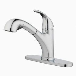 OakBrook Pacifica One Handle Chrome Pull Out Kitchen Faucet