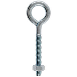 Hampton 1/4 in. S X 3 in. L Zinc-Plated Steel Eyebolt Nut Included