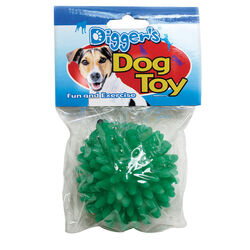 Diggers Green Spiked Vinyl Dog Toy Large 1