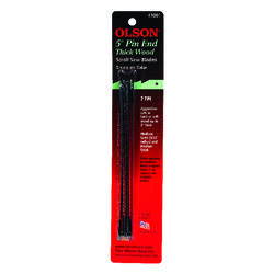 Olson 5 in. Carbon Steel Scroll Saw Blade 7 TPI 6 pk