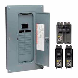 Square D HomeLine 100 amps 120/240 V 20 space 40 circuits Combination Mount Load Center Main Breaker