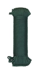 SecureLine 5/32 in. D X 100 ft. L Green Braided Nylon Paracord