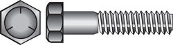 Hillman 3/8 in. D X 3 in. L Heat Treated Zinc Steel Hex Head Cap Screw 50 pk