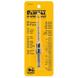 DeWalt Rapid Load #10 S X 3/16 in. D High Speed Steel Countersink and Drill Set 1 pc