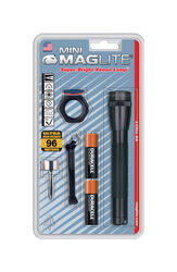 Maglite Mini 14 lm Black Incandescent Flashlight AA Battery
