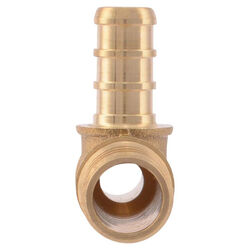 SharkBite 1/2 in. PEX T X 3/8 in. D PEX Brass Reducing Tee