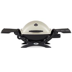 Weber Q1200 1 burner Liquid Propane Grill Titanium