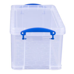 Really Useful Box 6-3/4 in. H X 8 in. W X 13-1/2 in. D Stackable Storage Box