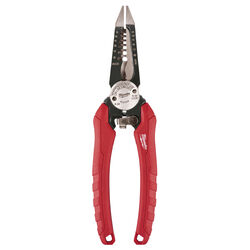 Milwaukee 7.75 in. Forged Alloy Steel Curved Jaw Curved Pliers with Wire Cutter