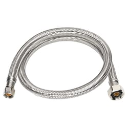 Ace 3/8 in. Compression T X 1/2 in. D FIP 36 in. Stainless Steel Supply Line