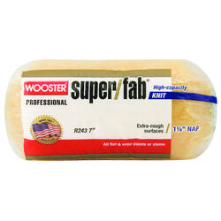 Wooster Super/Fab Knit 7 in. W X 1-1/4 in. S Regular Paint Roller Cover 1 pk