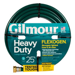 Gilmour Flexogen 1/2 in. D X 25 ft. L Heavy-Duty Green Vinyl Hose