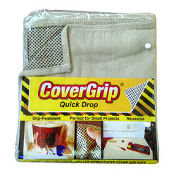 CoverGrip 3.5 ft. W X 4 ft. L Canvas Drop Cloth