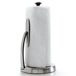 OXO Good Grips Stainless Steel Freestanding Paper Towel Holder 14 in. H X 7 in. W X 7 in. L