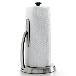 OXO Good Grips Stainless Steel Freestanding Paper Towel Holder 14 in. H X 7 in. W X 7 in. L