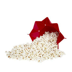 Chef'n Pop Top Red Silicone Popcorn Popper