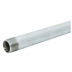 Merfish Pipe & Supply 1-1/2 in. D X 10 ft. L Galvanized Pipe