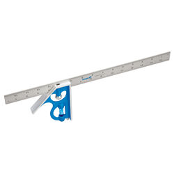 Empire True Blue 16 in. L X 5.3 in. H Steel Adjustable Heavy Duty Combination Square