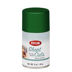 Krylon Short Cuts Gloss Leaf Green Spray Paint 3 oz