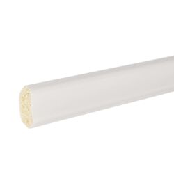 Inteplast Building Products 1/4 in. H X 8 ft. L Prefinished White Polystyrene Traditional Trim