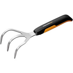 Fiskars Xact 3.2 in. W Stainless Steel 3 Hand Cultivator