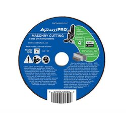 Avanti Pro 4 in. D X 5/8 in. S Aluminum Oxide Masonry Cut-Off Disc