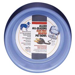 API Blue Plastic 160 oz Heated Pet Bowl For Dog