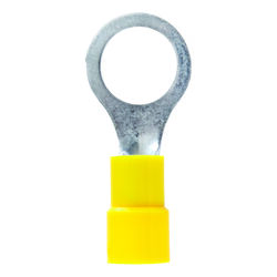 Jandorf 12-10 Ga. Insulated Wire Terminal Ring Yellow 5 pk