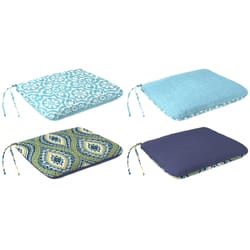 Jordan Assorted Mono Polyester Seat Pad 3 in. H X 15 in. W X 18 in. L