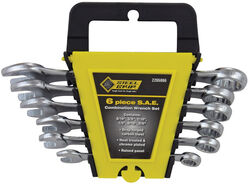 Steel Grip Multiple S SAE Wrench Set Multiple in. L 6 pc