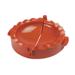 Pizzacraft 3.9 in. W X 6.5 in. L Red Plastic Calzone Press
